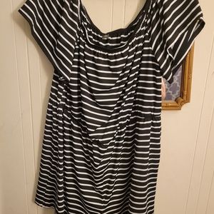 Black and white romper